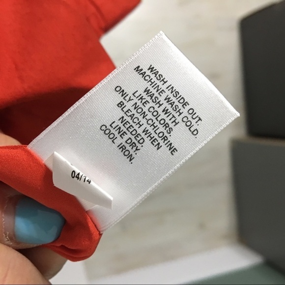 NWT Banana Republic Orange Skirt - Picture 6 of 6